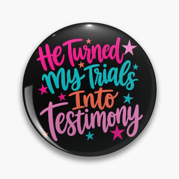 Item preview, He Turned My Trials Into Testimony designed and sold by eve-08.