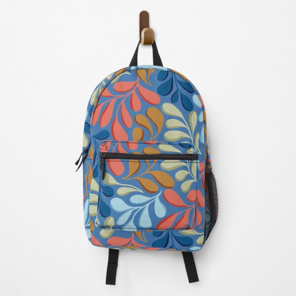 Item preview, Folk Art Scattered Leaves Pattern designed and sold by Pinecone Place.