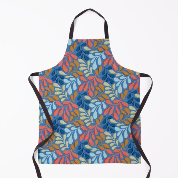 Item preview, Folk Art Scattered Leaves Pattern designed and sold by Pinecone Place.