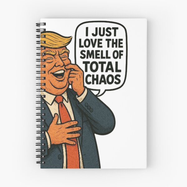 Aperçu de l'œuvre J'adore l'odeur du chaos total (satire drôle) créée et vendue par ekemarket.