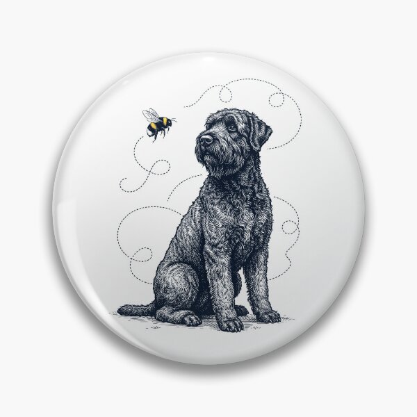 Item preview, Black Russian Terrier Bumble Bee Honeybee Dog Lover designed and sold by Kimberley King Art  King Art.