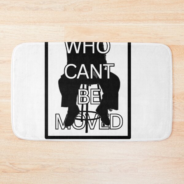 Item preview, A Man Who Cant Be Moved Silhouette - Minimalist Aesthetic Art designed and sold by JEVANStudio.