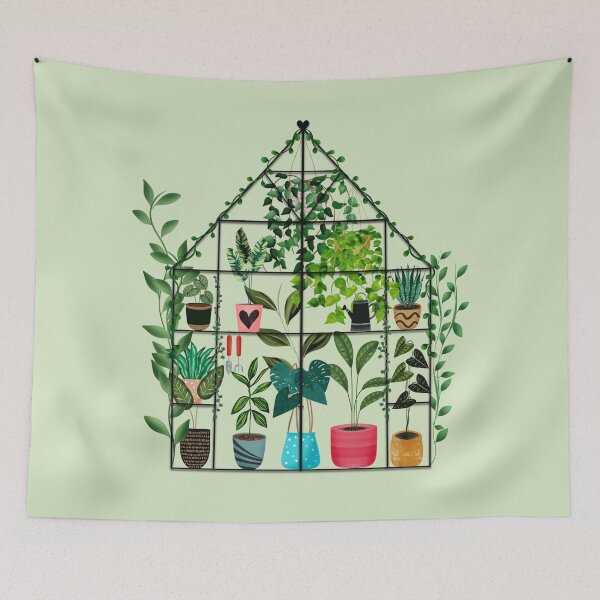 Item preview, Whimsical Greenhouse  designed and sold by NotPrettyinPink.