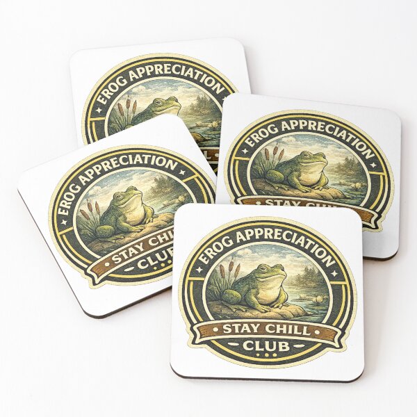 Item preview, Frog Appreciation Club Sticker | Stay Chill Badge | Cute Frog Lover Design | Cottagecore Nature Emblem designed and sold by MrDev.