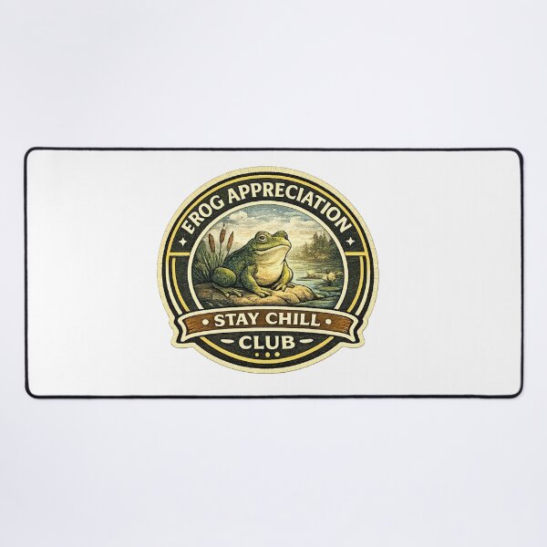 Item preview, Frog Appreciation Club Sticker | Stay Chill Badge | Cute Frog Lover Design | Cottagecore Nature Emblem designed and sold by MrDev.