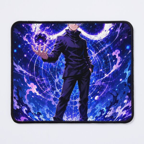 Item preview, Gojo Satoru Limitless Energy Anime Poster designed and sold by carftonn.