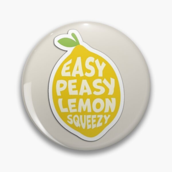 Item preview, “Easy Peasy Lemon Sqeezy” sticker designed and sold by Stick2stamppp.