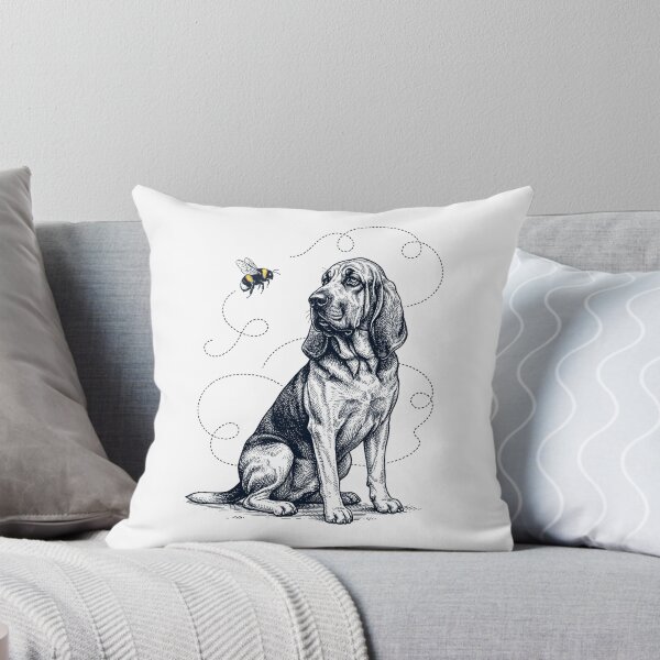 Item preview, Bloodhound Bumble Bee Honeybee Dog Lover designed and sold by Kimberley King Art  King Art.