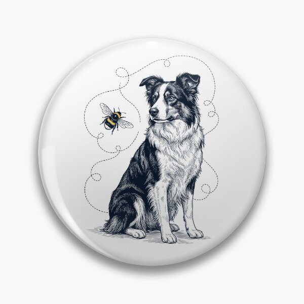 Item preview, Border Collie Bumble Bee Honeybee Dog Lover designed and sold by Kimberley King Art  King Art.