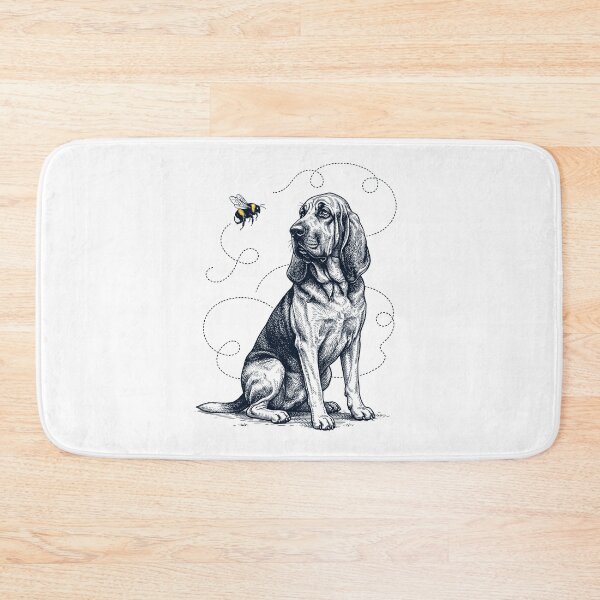 Item preview, Bloodhound Bumble Bee Honeybee Dog Lover designed and sold by Kimberley King Art  King Art.