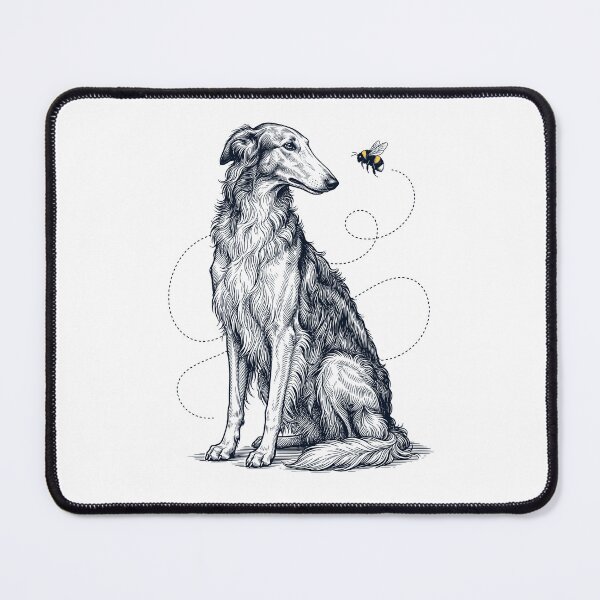 Item preview, Borzoi Bumble Bee Honeybee Dog Lover designed and sold by Kimberley King Art King Art.