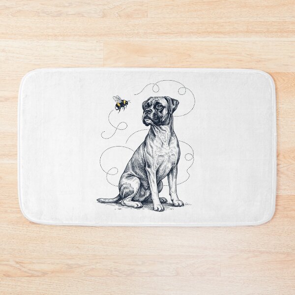 Item preview, Boxer Dog Bumble Bee Honeybee Dog Lover designed and sold by Kimberley King Art  King Art.