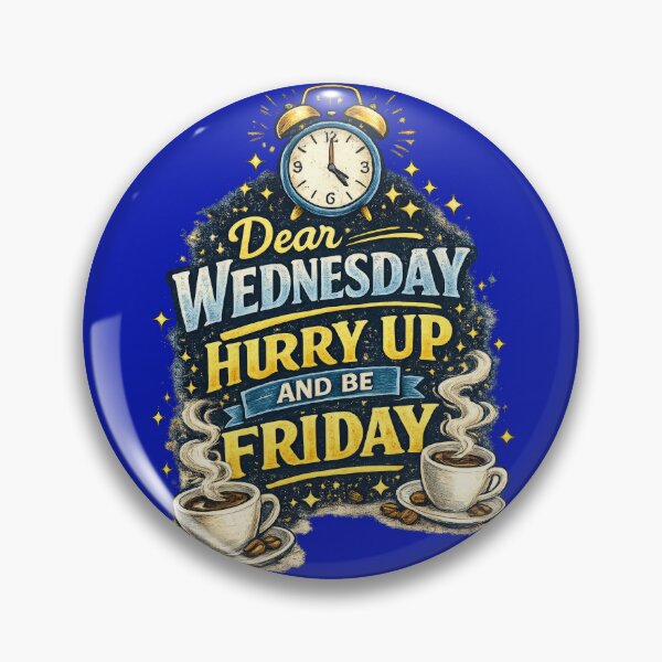 Item preview, Dear Wednesday Hurry Up designed and sold by Elisabeth Lucas.