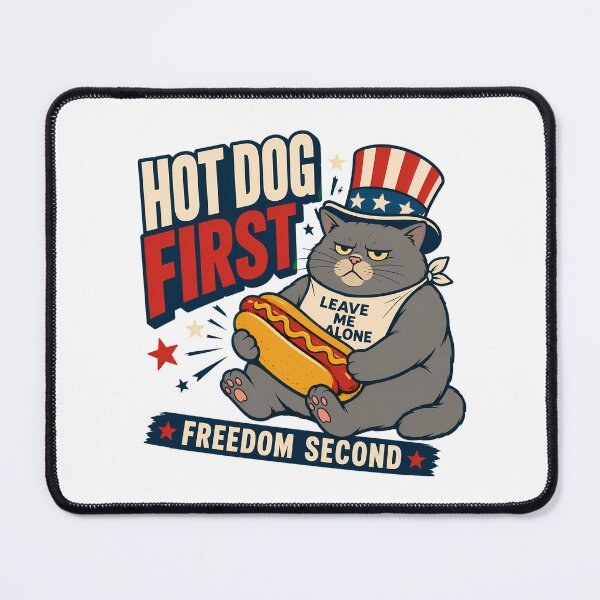Item preview, Grumpy Uncle Sam Feline Freedom Second Leave Me Alone designed and sold by chattsuede.
