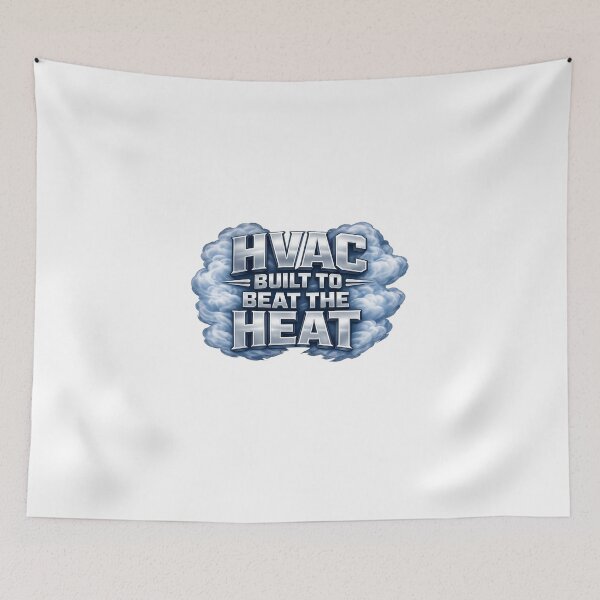 Item preview, HVAC Built to Beat the Heat Cooling Tech Pro Design for HVAC Techs designed and sold by FrozenHeat97.