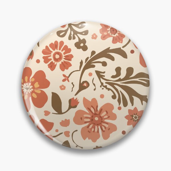Item preview, Modern Earth Tone Floral Botanical Pattern designed and sold by jk.brik.