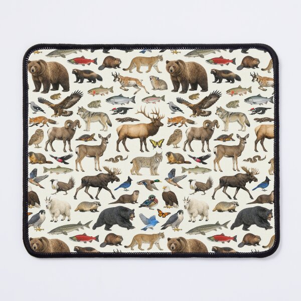 Item preview, Animals of Idaho Retro Style Identification Chart designed and sold by kakarikihill.