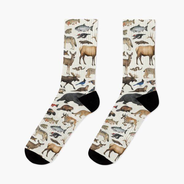 Item preview, Animals of Idaho Retro Style Identification Chart designed and sold by kakarikihill.