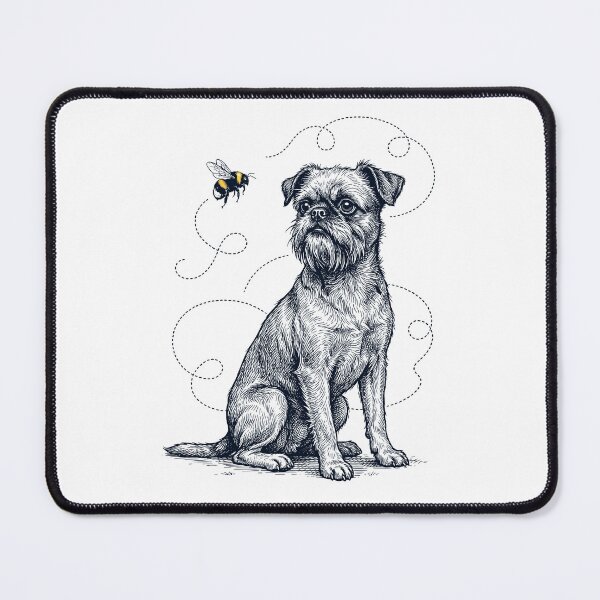 Item preview, Brussels Griffon Bumble Bee Honeybee Dog Lover designed and sold by Kimberley King Art King Art.