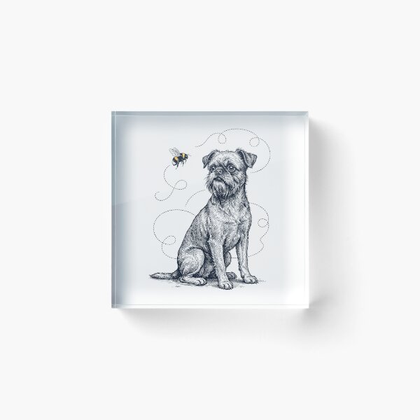 Item preview, Brussels Griffon Bumble Bee Honeybee Dog Lover designed and sold by Kimberley King Art  King Art.