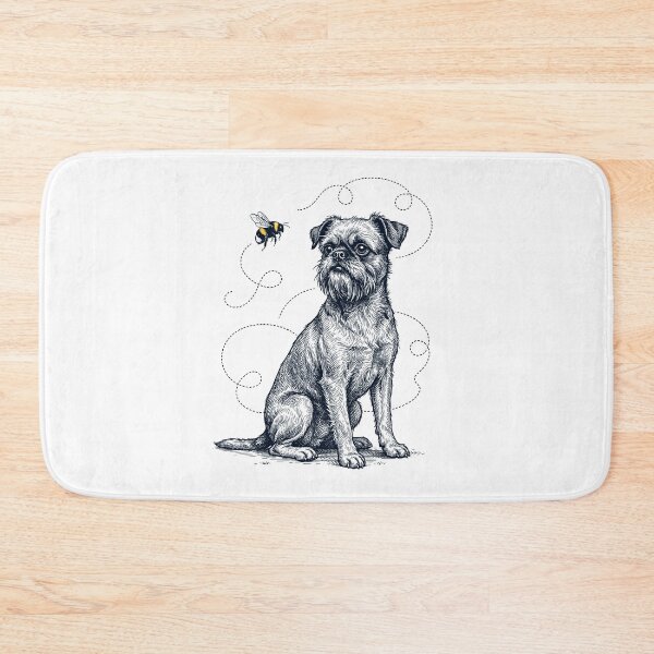 Item preview, Brussels Griffon Bumble Bee Honeybee Dog Lover designed and sold by Kimberley King Art  King Art.