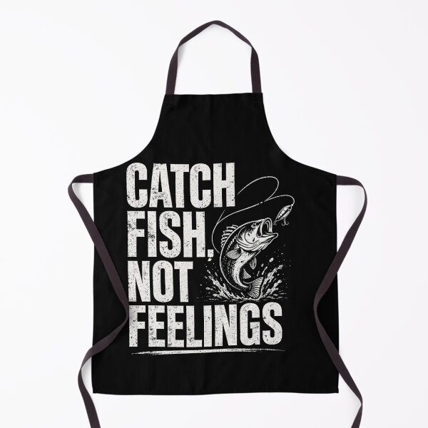 Item preview, Catch Fish Not Feelings Funny Fishing designed and sold by msaloyach.