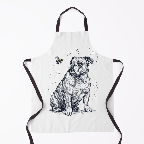 Item preview, Bulldog Bumble Bee Honeybee Dog Lover designed and sold by Kimberley King Art King Art.
