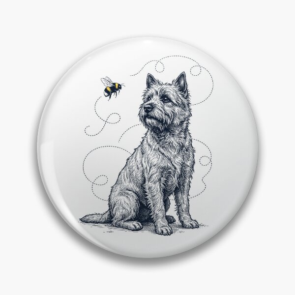 Item preview, Cairn Terrier Bumble Bee Honeybee Dog Lover designed and sold by Kimberley King Art  King Art.