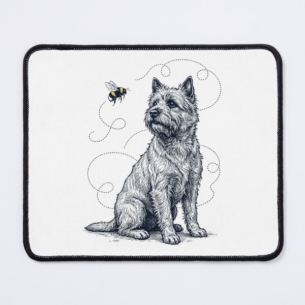 Item preview, Cairn Terrier Bumble Bee Honeybee Dog Lover designed and sold by Kimberley King Art King Art.