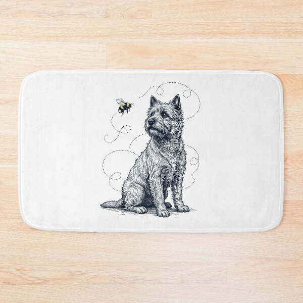 Item preview, Cairn Terrier Bumble Bee Honeybee Dog Lover designed and sold by Kimberley King Art  King Art.