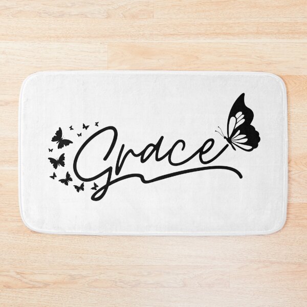 Item preview, Grace – Minimalist Christian Faith Typography - Black Design designed and sold by MoriaStore.