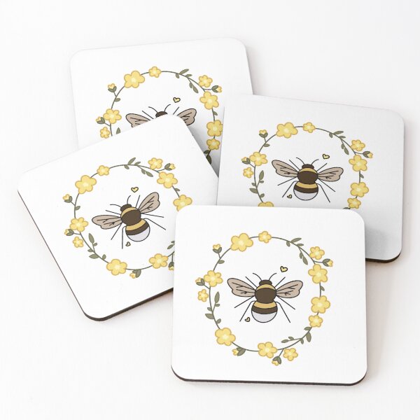 Item preview, Floral Bee Ring designed and sold by Collage Gallery.
