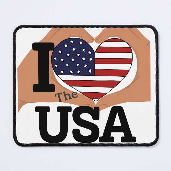 Item preview, I Love the USA ! Heart designed and sold by monpetitbijou.