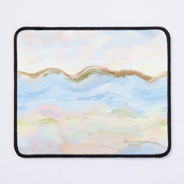Item preview, Pastel Watercolor Waves Abstract Dreamy Storybook Pattern designed and sold by RM-Journey.