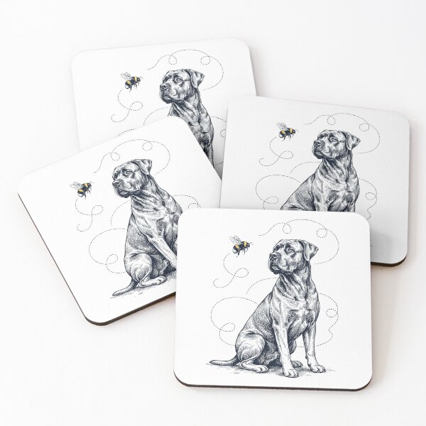 Artikelvorschau, Cane Corso, Hummel, Honigbiene, Hundeliebhaber entworfen und verkauft von Kimberley King Art King Art.