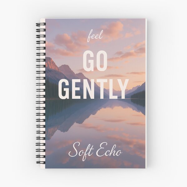 Item preview, Feel Go Gently | Modern Minimal Typography Wall Art | Inspirational Affirmation Quote Print | Soft Positive Mindset Contemporary Decor designed and sold by PaintedPixels01.