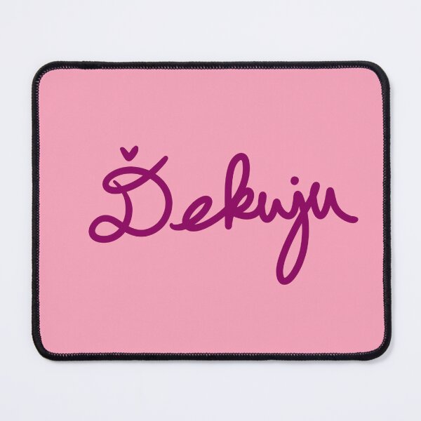 Item preview, Thank you in Czech  designed and sold by abeink.