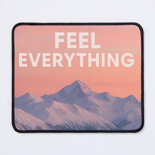 Item preview, Follow Feel Everything | Modern Minimal Typography Wall Art | Inspirational Affirmation Quote Print | Emotional Awareness Positive Mindset Decor designed and sold by PaintedPixels01.