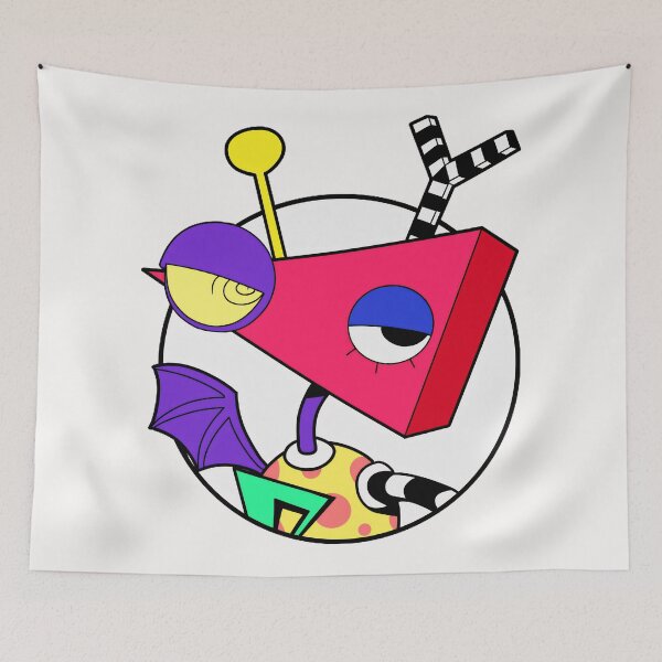 Item preview, Quirky Abstract Monster Creature designed and sold by SeraXYZ.