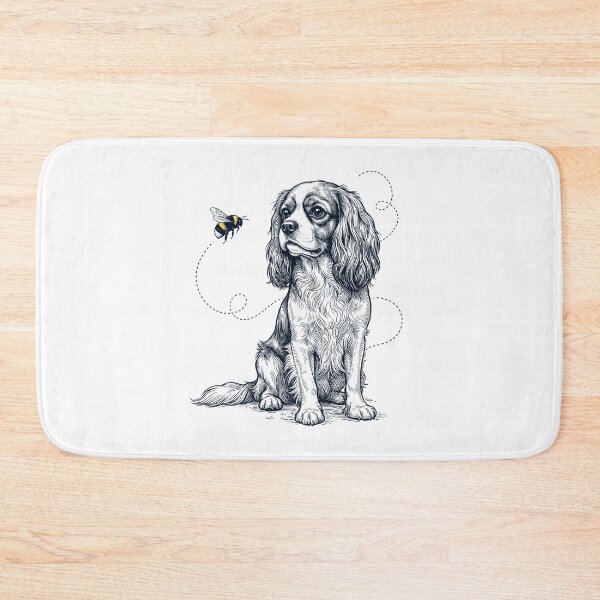 Item preview, Cavalier King Charles Spaniel Bumble Bee Honeybee Dog Lover designed and sold by Kimberley King Art  King Art.