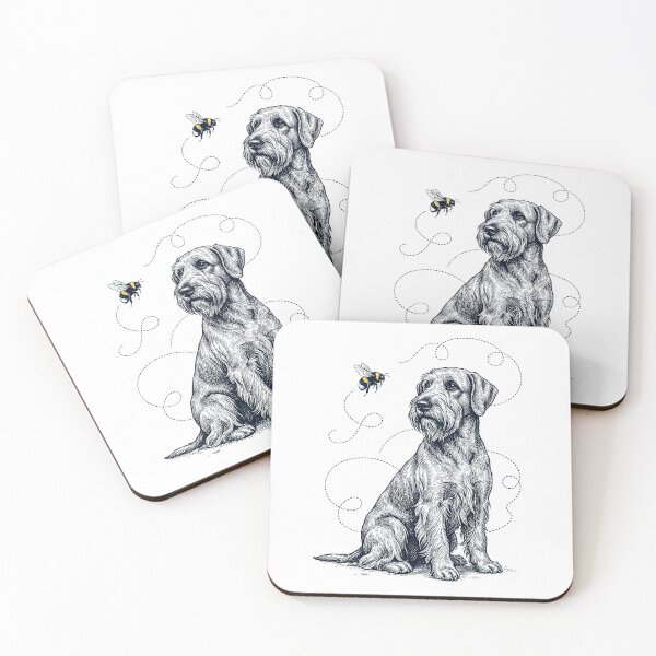Item preview, Cesky Terrier Bumble Bee Honeybee Dog Lover designed and sold by Kimberley King Art  King Art.