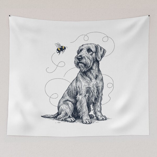 Item preview, Cesky Terrier Bumble Bee Honeybee Dog Lover designed and sold by Kimberley King Art  King Art.