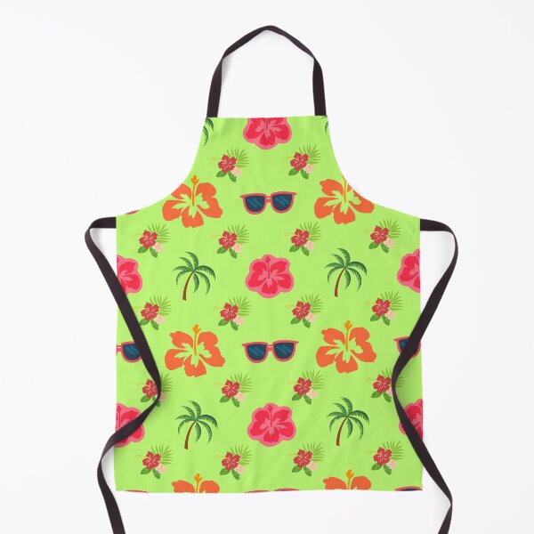 Item preview, Tropical Hibiscus Hawaiian Floral Pattern Palm Tree Sunglasses Beach Tote Bag designed and sold by FestivityFinds.