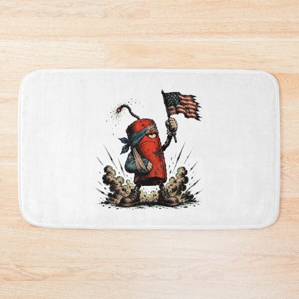 Item preview, Patriotic Dynamite 4th of July Wounded Cartoon designed and sold by chattsuede.