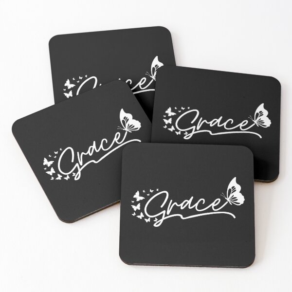 Item preview, Grace – Minimalist Christian Faith Typography - White Design designed and sold by MoriaStore.