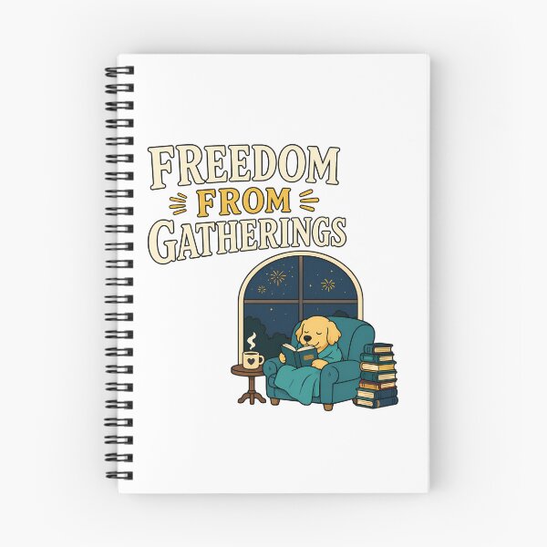 Item preview, Freedom From Gatherings Cozy Golden Retriever Reading designed and sold by chattsuede.