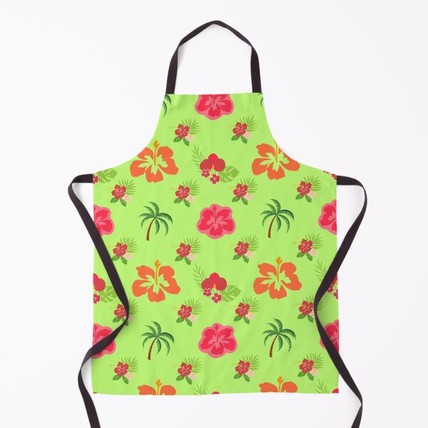 Item preview, Tropical Hibiscus Hawaiian Floral Pattern Summer Beach Vacation A-Line Dress designed and sold by FestivityFinds.