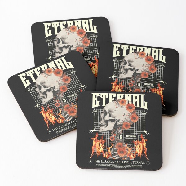 Item preview, Eternal Floral Skull Fire Design designed and sold by AerynnXIdris.