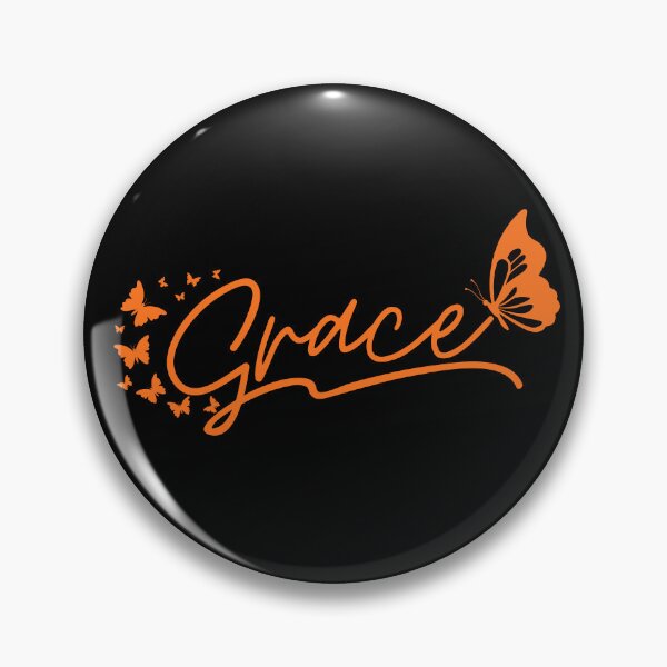 Item preview, Grace – Minimalist Christian Faith Typography - Orange Design designed and sold by MoriaStore.