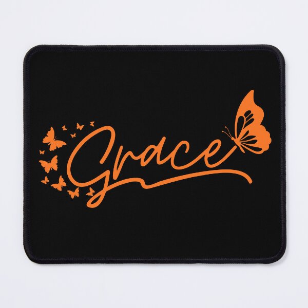 Item preview, Grace – Minimalist Christian Faith Typography - Orange Design designed and sold by MoriaStore.